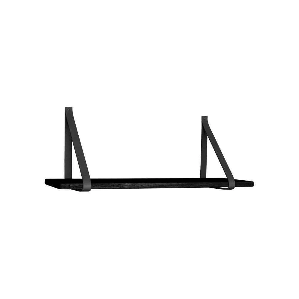 House Sieninis lentynas, Forno lentyna, 80x20 cm, Juoda