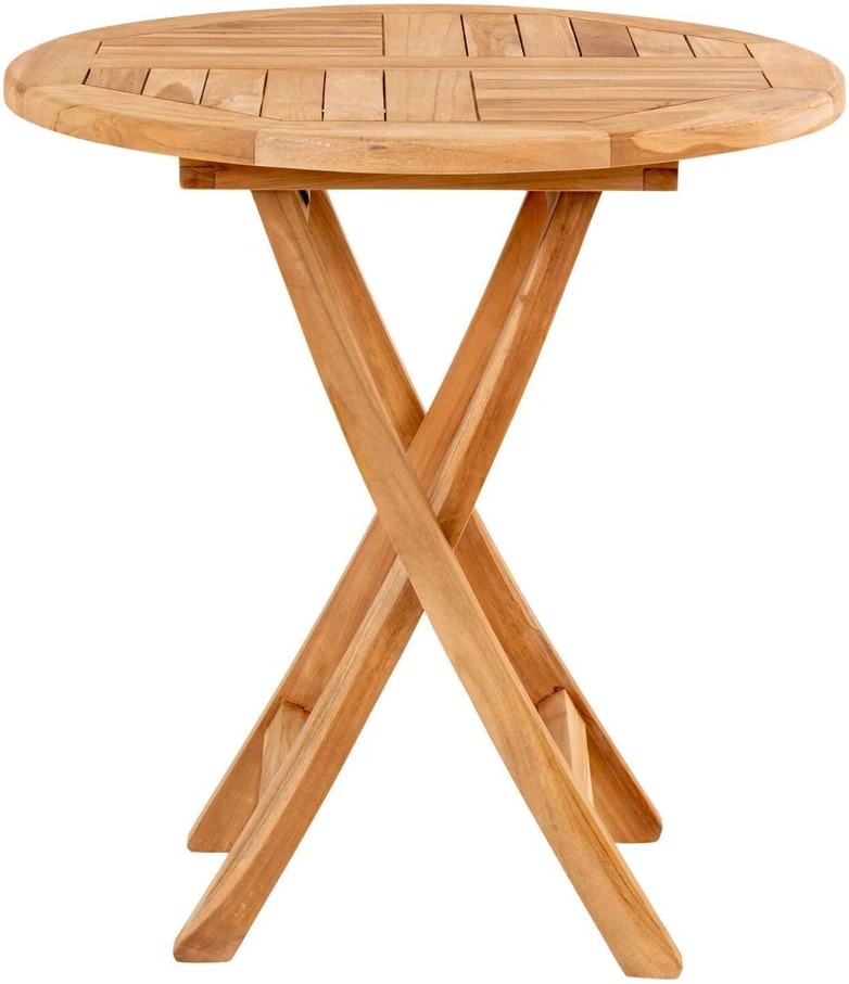 House Nordic Aps Sulankstomas stalas Toledo 70 cm iš tikmedžio