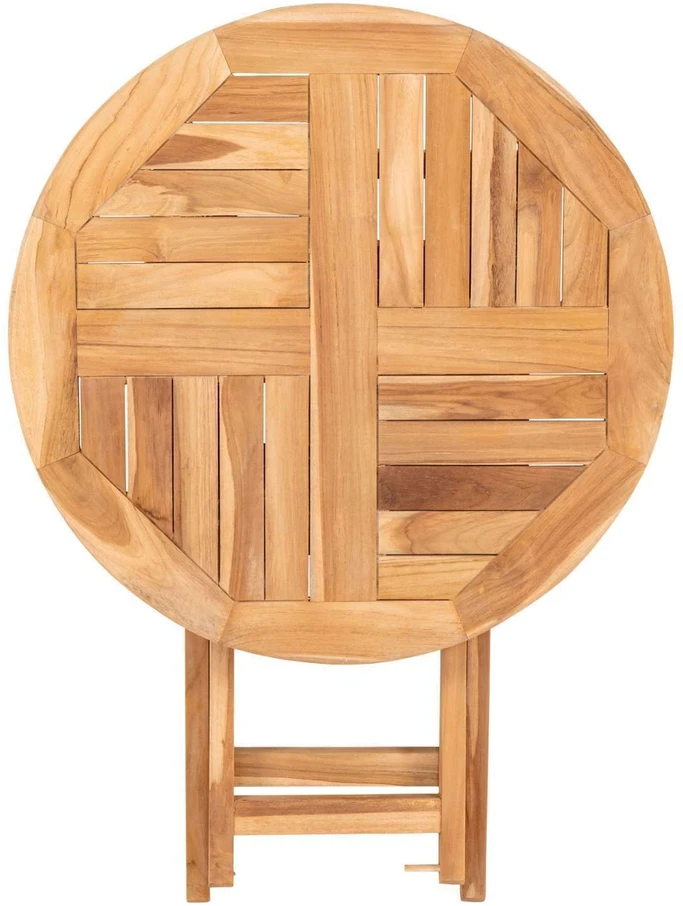 House Nordic Aps Sulankstomas stalas Toledo 70 cm iš tikmedžio