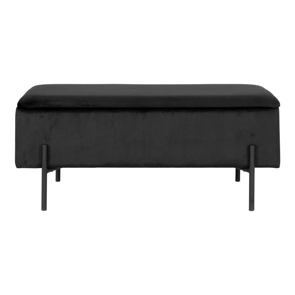 Nežinomas Hallway bench Watford. juodos spalvos. 36.5x95x46cm