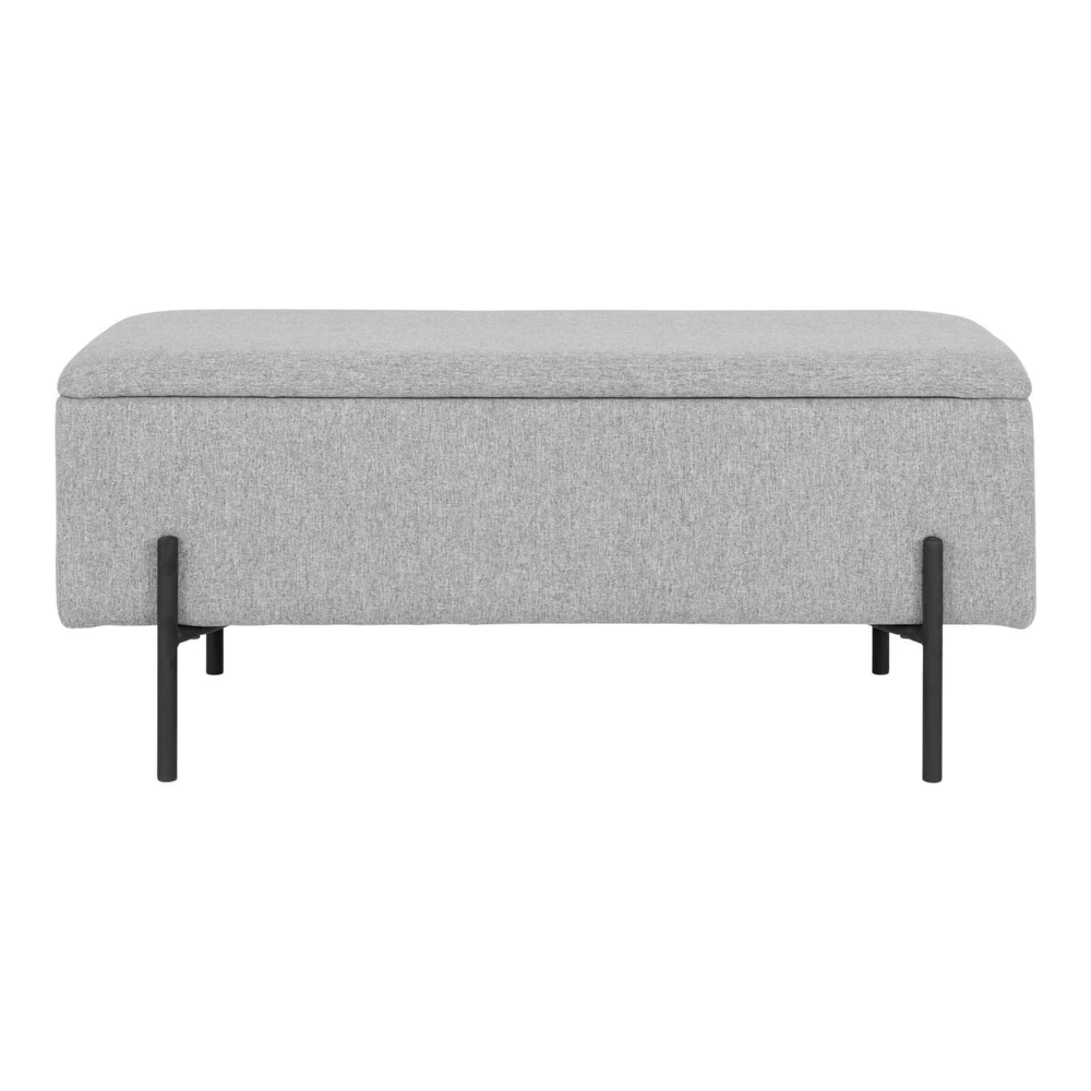 None Hallway bench Watford. light pilka. 36.5x95x46cm
