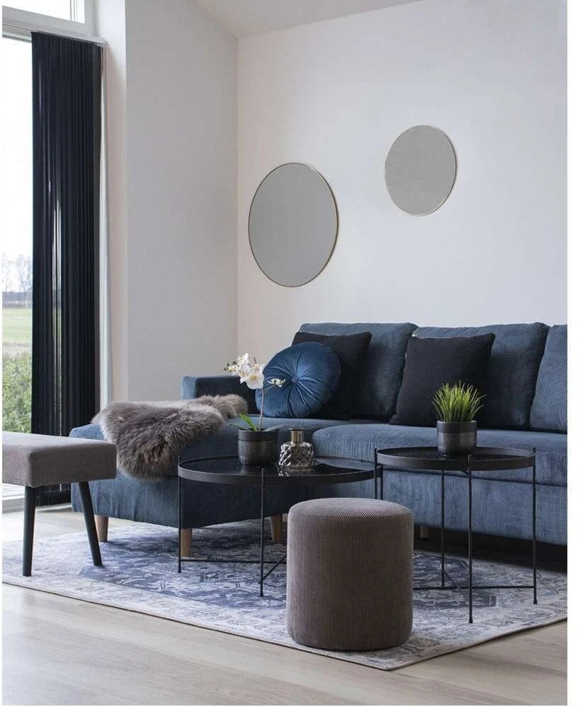 House Nordic Aps Veidrodis Jersey apvalus auksine 60cm