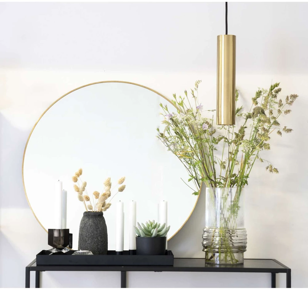 House Nordic Aps Veidrodis Jersey apvalus auksine 60cm