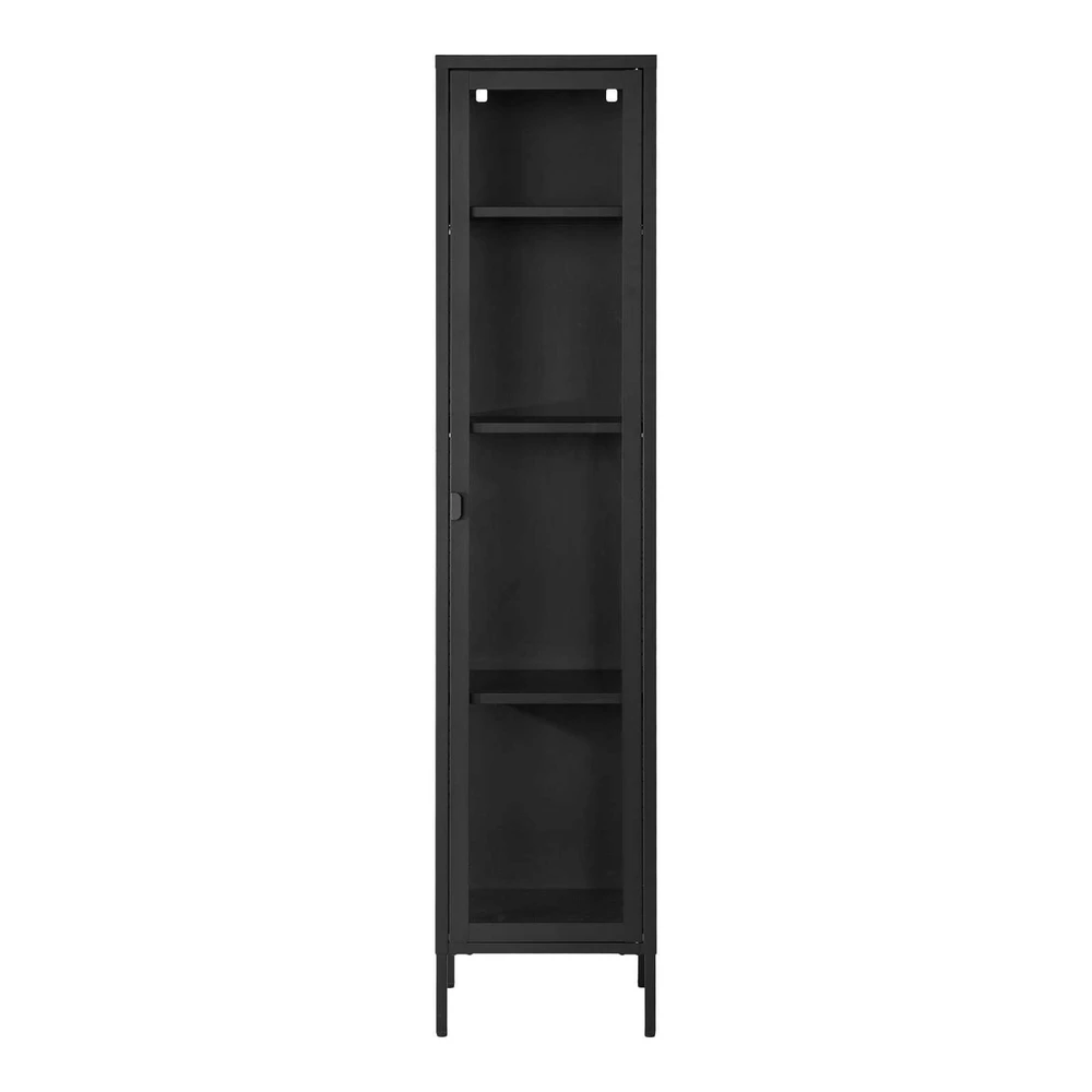 House Vitrina, Brisbane Plona, 40x35x180 cm, Juoda