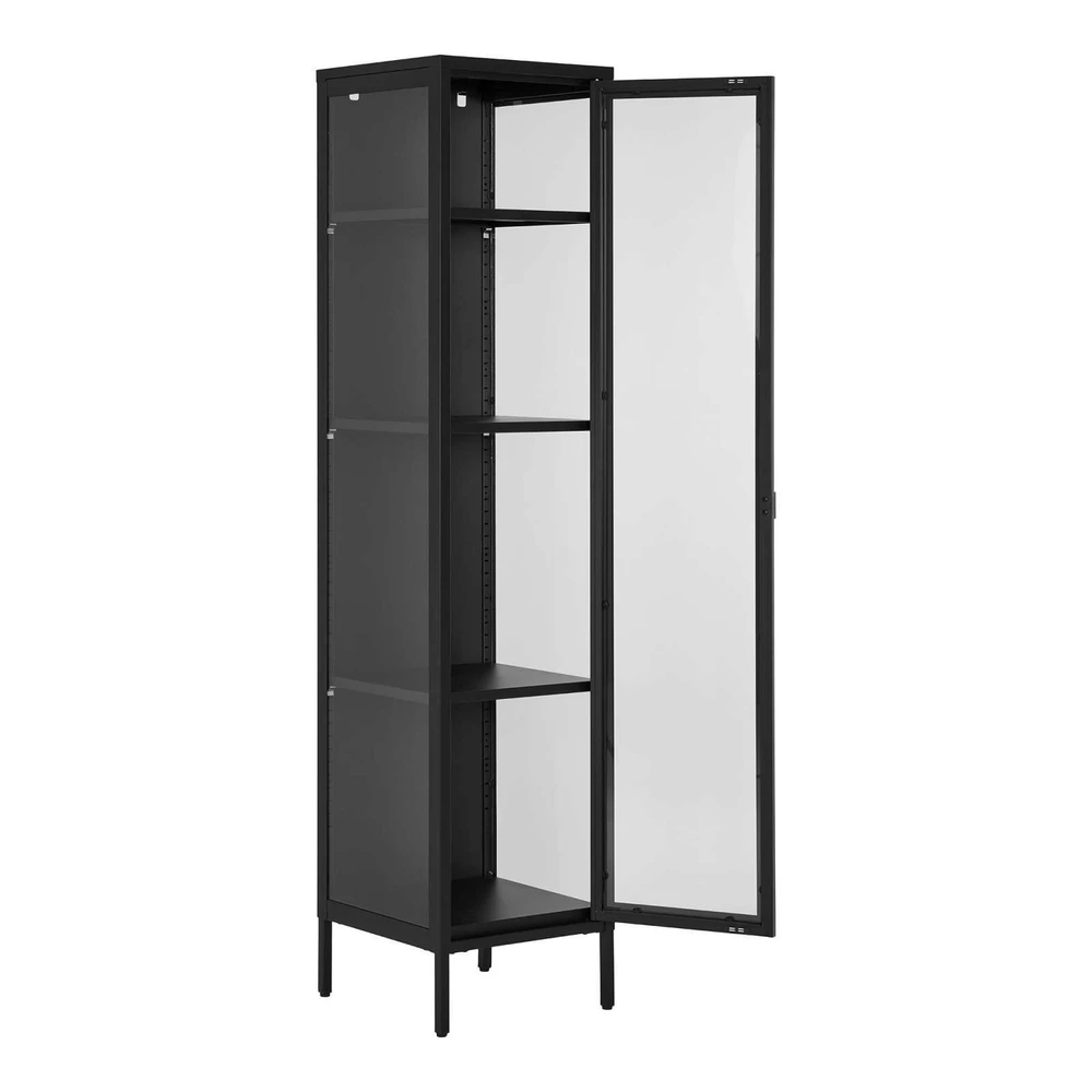 House Vitrina, Brisbane Plona, 40x35x180 cm, Juoda