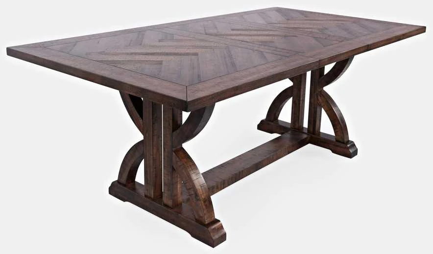 Išplečiamas stalas, Avola, 152,5-198 cm, Tamsiai rudas