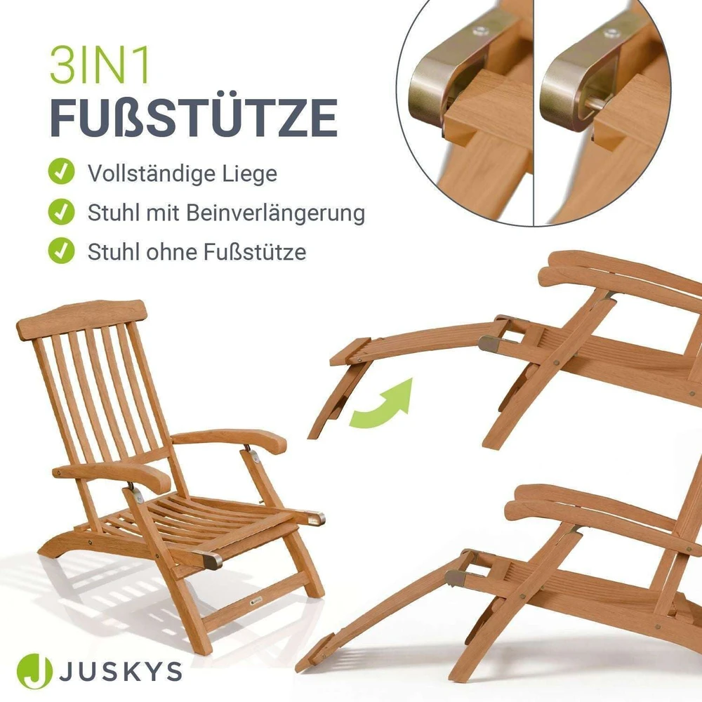 Juskys Gultas Evia su pakoja 196x54x95 cm natūralus
