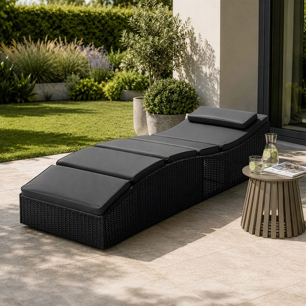 Juskys Gultas Lamia 200x60x40 cm juodas