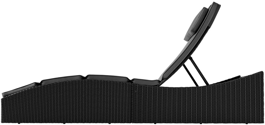 Juskys Gultas Lamia 200x60x40 cm juodas