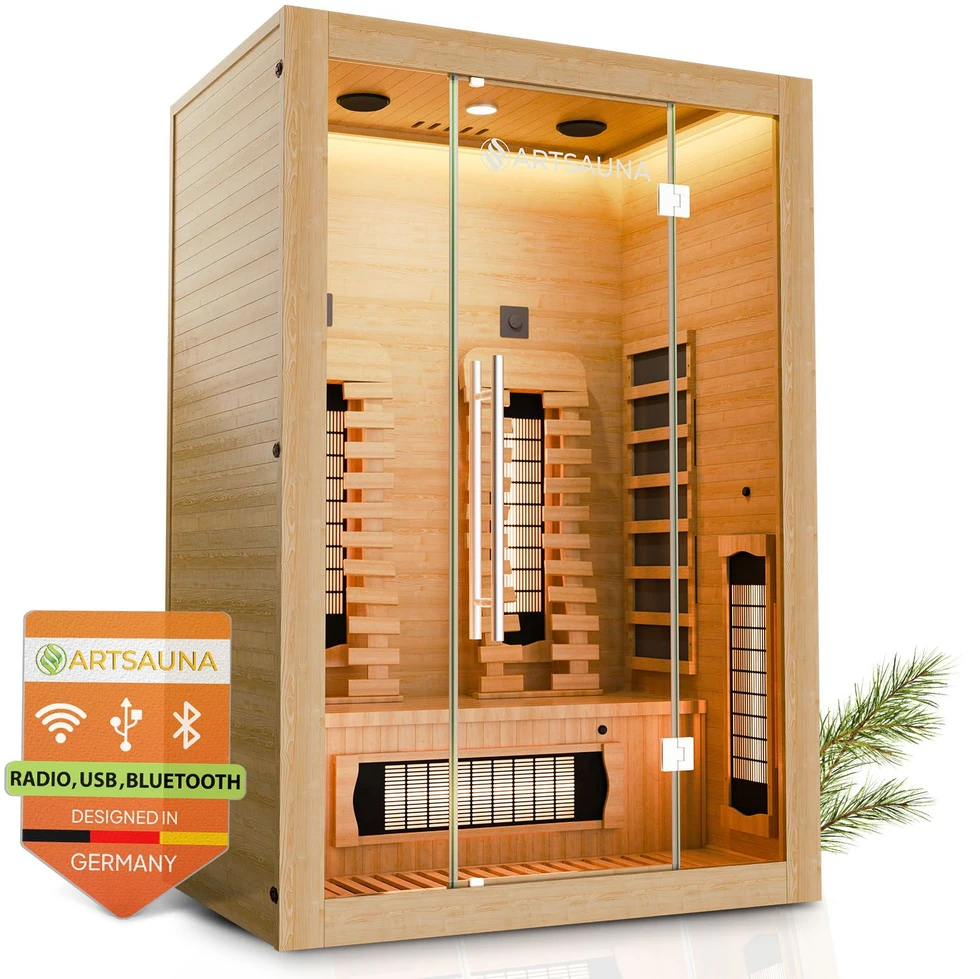 Juskys Infraraudonųjų spindulių kabina Kiruna130 Premium