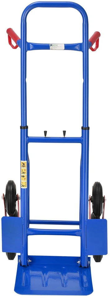 Juskys Laiptais lipantis vežimėlis maišams, max 100 kg, 115 cm, mėlynas/raudonas