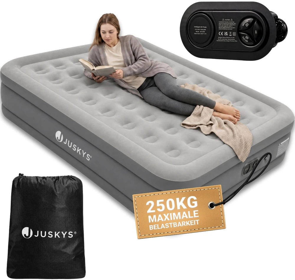 Juskys Oro čiužinys Sapri L pilka/anglies spalva