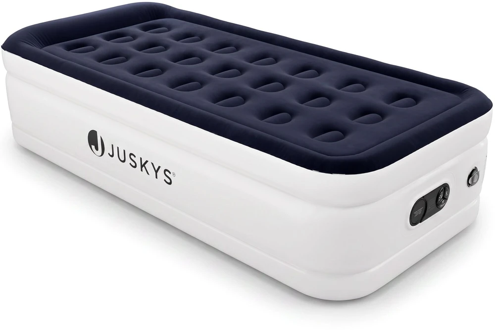 Juskys Oro čiužinys Sapri M 191x91x44 cm mėlynas/baltas