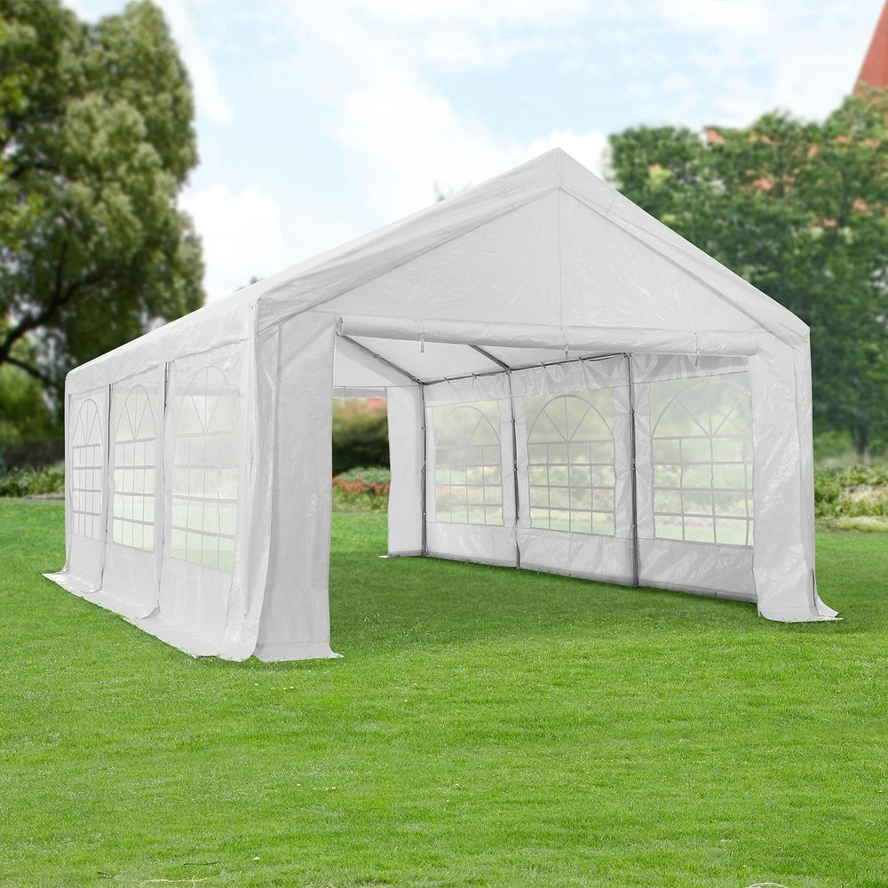 Juskys Šventinė palapinė Gala 4x6 m balta