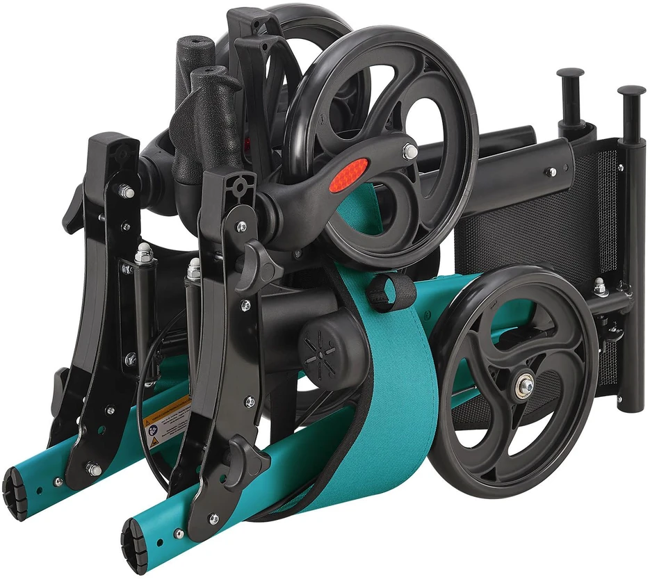 Juskys Rollator Vital 63x68x80-94 cm pilka/juoda
