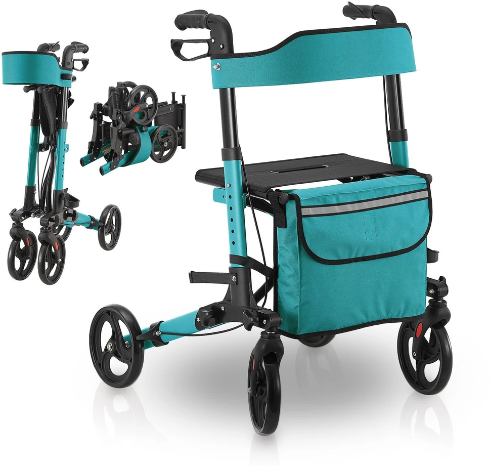 Juskys Rollator Vital 63x68x80-94 cm pilka/juoda