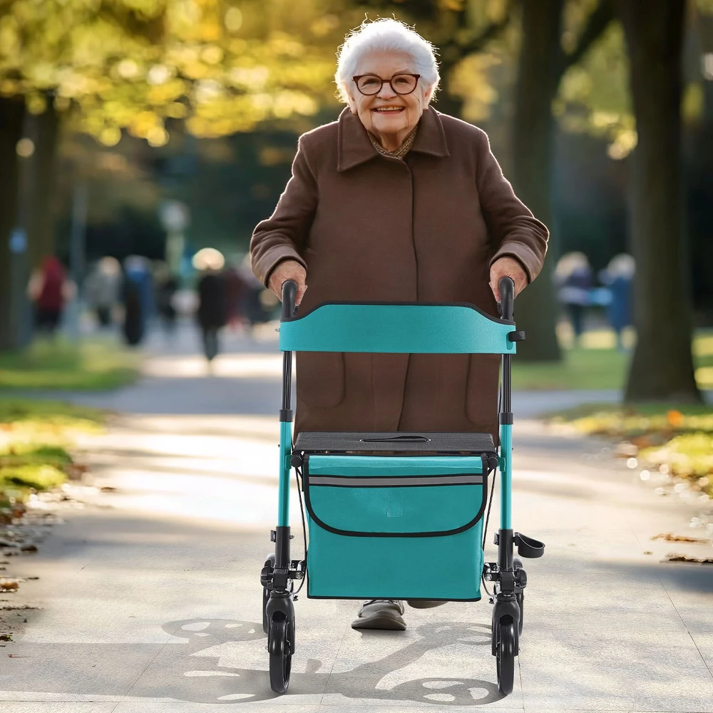 Juskys Rollator Vital 63x68x80-94 cm pilka/juoda
