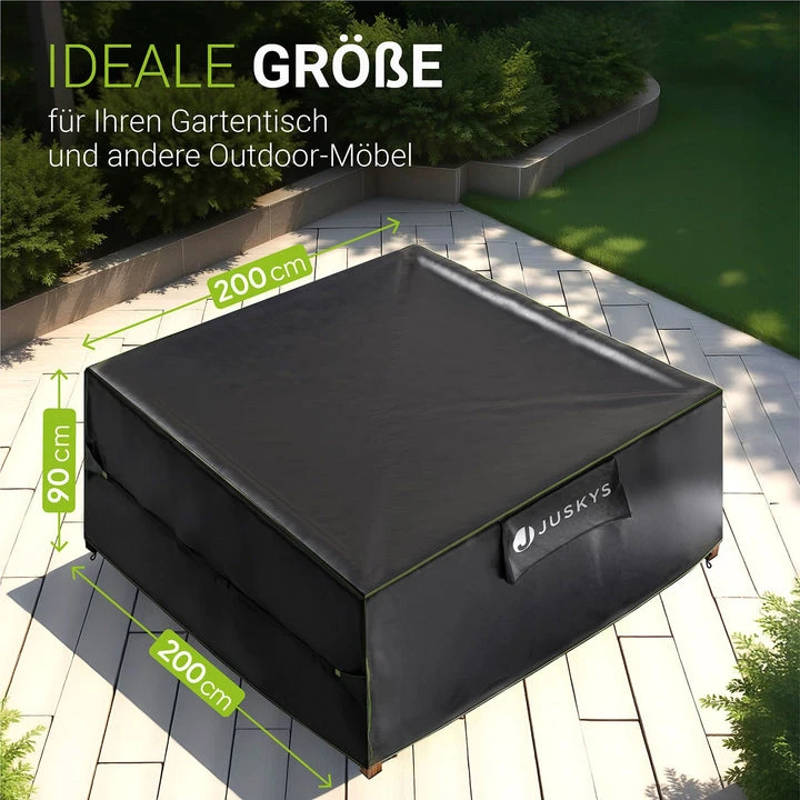 Juskys Sodo baldų uždangalas CoverSafe Pro 200x200x90 cm