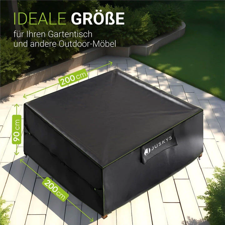 Juskys Sodo baldų uždangalas CoverSafe Pro 200x200x90 cm