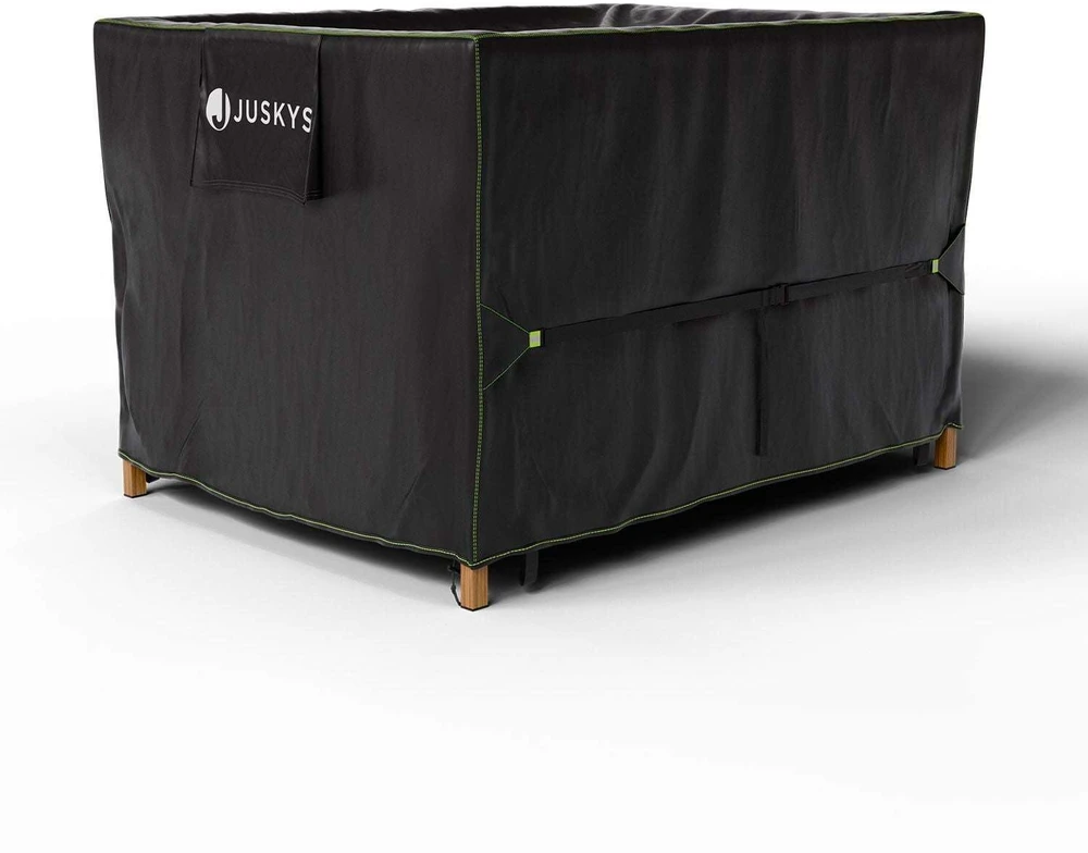 Juskys Sodo baldų uždangalas CoverSafe Pro 120x90x75 cm juodas