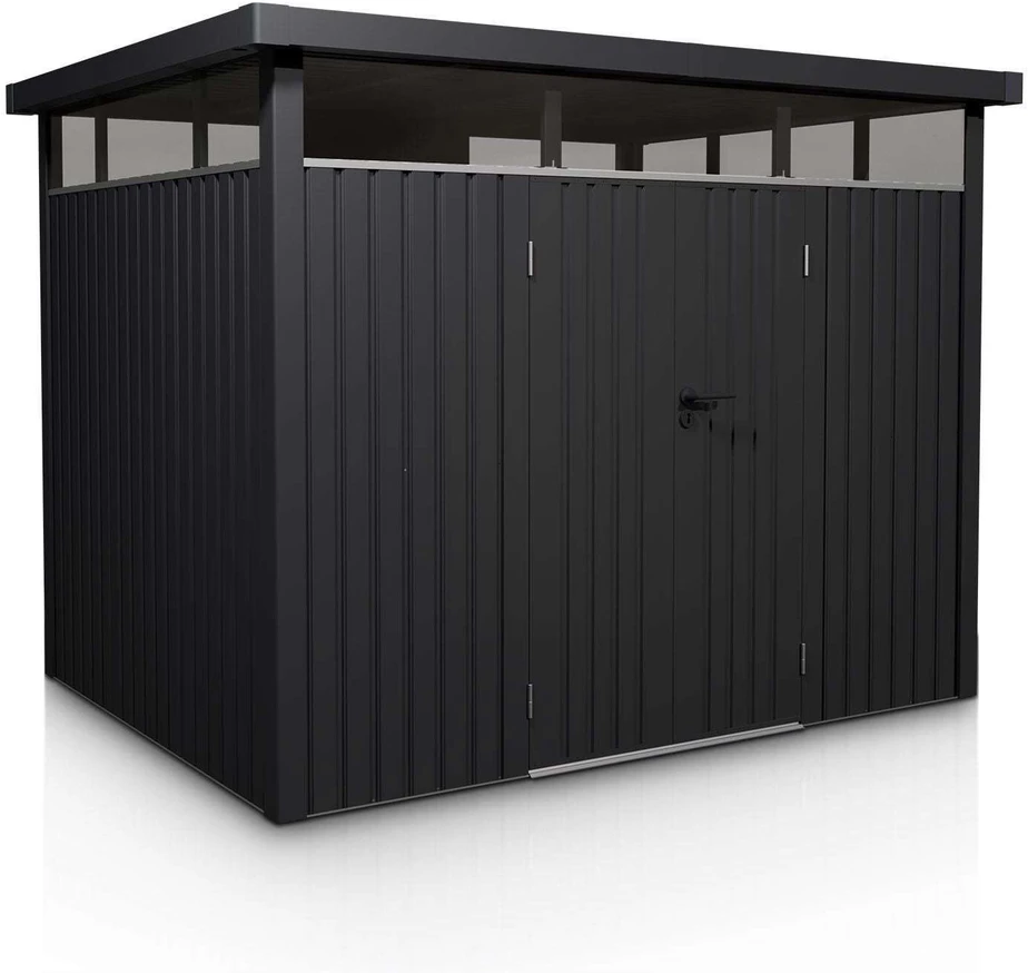 Juskys Sodo namelis Luzern L 196x254x220 cm antracito spalvos