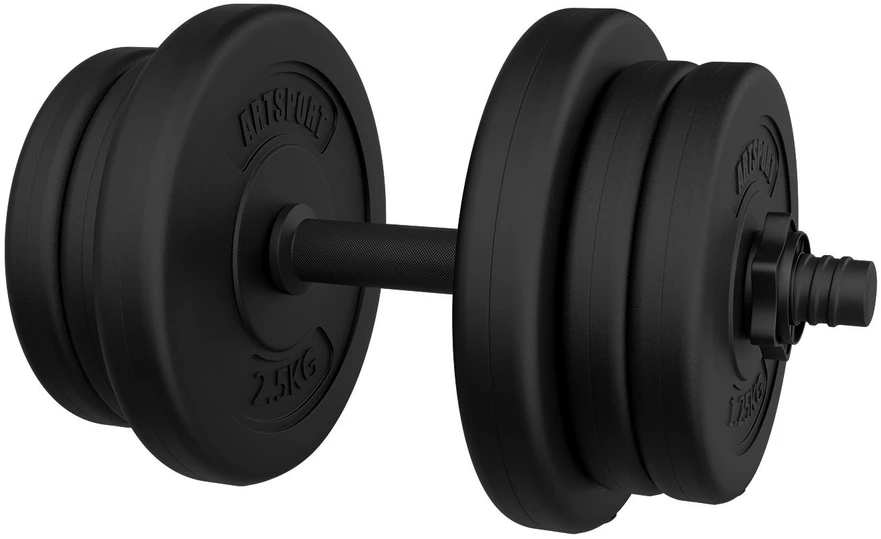 Juskys Svarmenų rinkinys 20 kg juodas