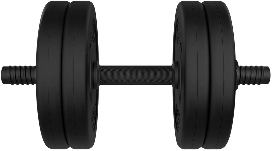 Juskys Svarmenų rinkinys 20 kg juodas