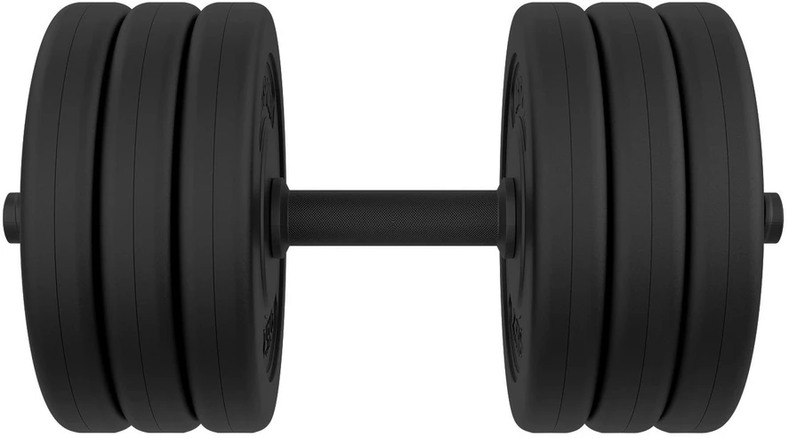 Juskys Svarmenų rinkinys 30 kg juodas