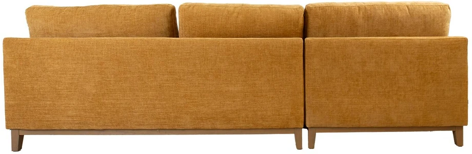 Kampinė sofa BASIL kairiojo kampo, oranžinė