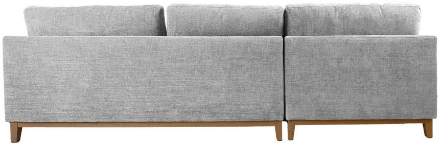 Kampinė sofa BASIL kairiojo kampo, pilka