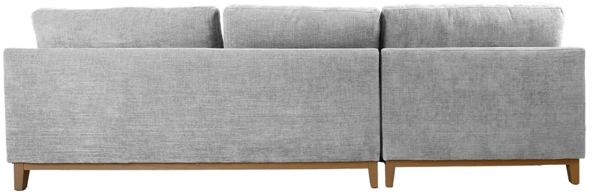 Kampinė sofa BASIL kairiojo kampo, pilka