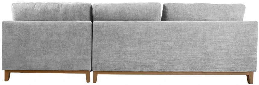 Kampinė sofa BASIL dešinioji kampinė, pilka
