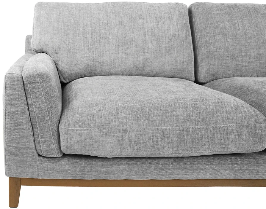 Kampinė sofa BASIL dešinioji kampinė, pilka