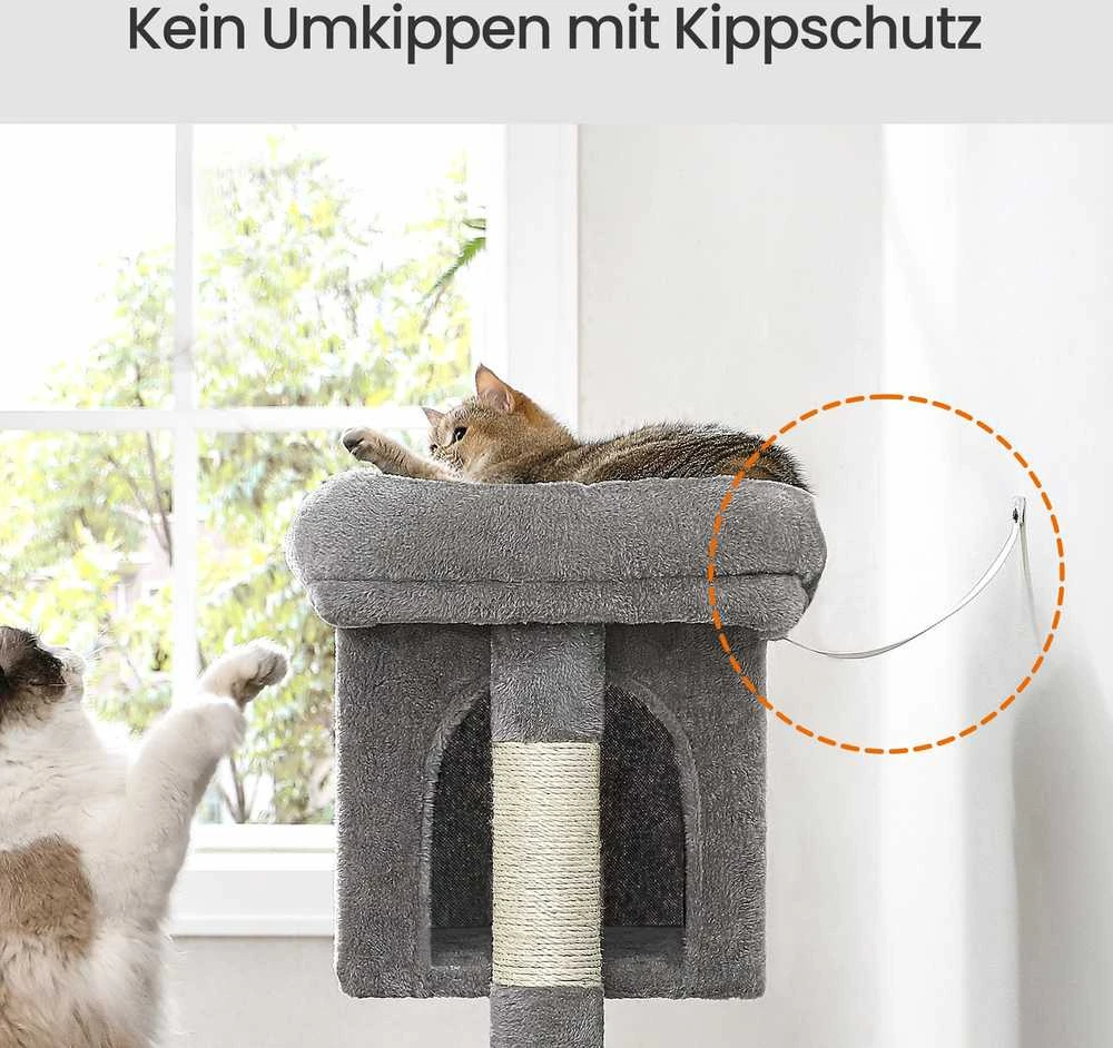 Songmics Feandrea 74 cm aukščio draskyklė, kačių medis, didelė platforma