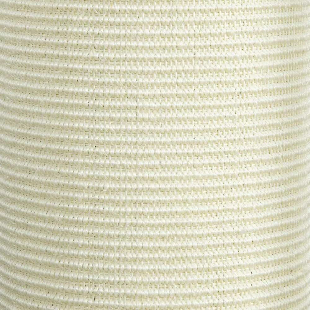 PawHut draskyklė katėms 85cm, draskymo stulpas, apsauga nuo apvirtimo, sizalio virvė, pliušas, kreminė balta