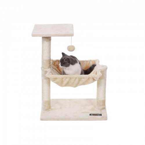 Songmics Feandrea Draskyklė su gulimuoju loveliu 70 cm Smėlio spalvos