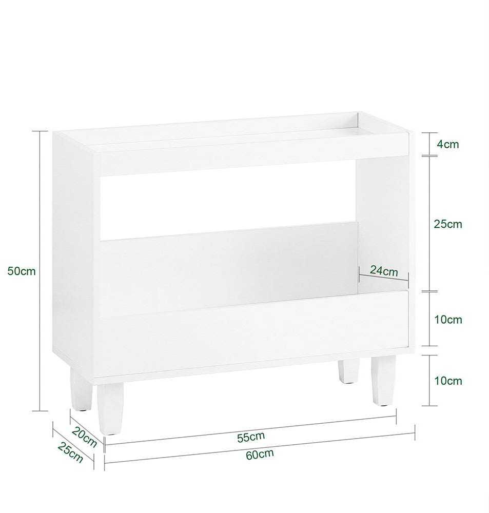 Kavos staliukas, SoBuy FBT147-W, 60x25x50 cm