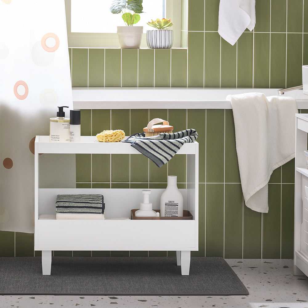 Kavos staliukas, SoBuy FBT147-W, 60x25x50 cm