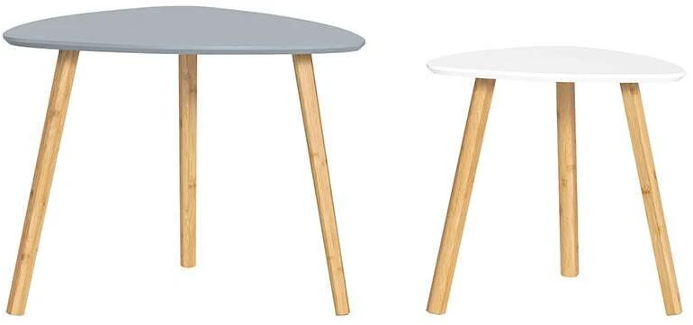 Sobuy Žurnalinis staliukas Šoninis staliukas 2 vnt. žurnalinis staliukas FBT74-HG