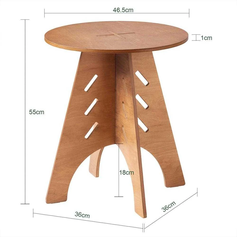 SoBuy Šoninis staliukas, kavos staliukas, pagalbinis staliukas, kavinės staliukas, nešiojamojo kompiuterio staliukas, naktinis staliukas HFBT01-BR