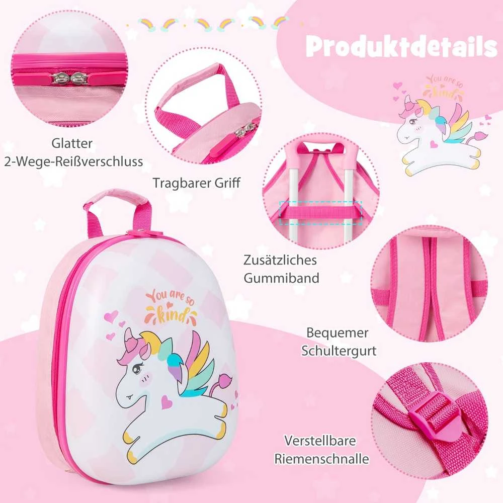 Kelioninis Promotions Lagaminų rinkinys, 16x12 colių, Rožinė