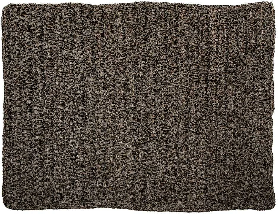 Bazaar Kilimas, jūros žolė, 200x300 cm, Juoda