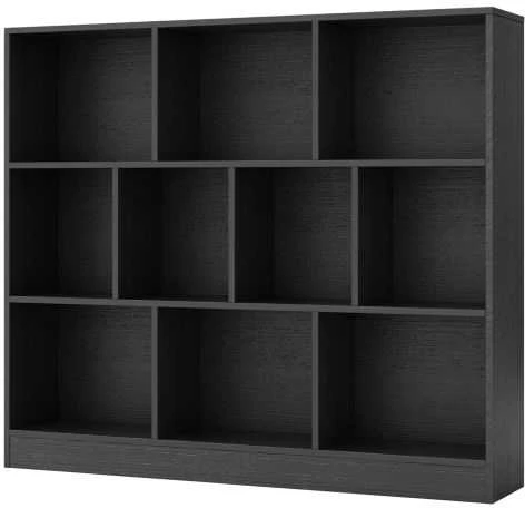 KNYGA Promotions Knygų lentyna, 120x24x104 cm, Juoda, Sandėliavimas