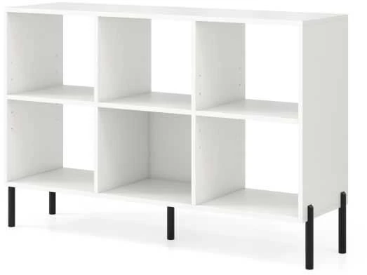 KNYGA Promotions Knygų lentyna su stalčiumi, 119,4x35,6x80 cm, balta