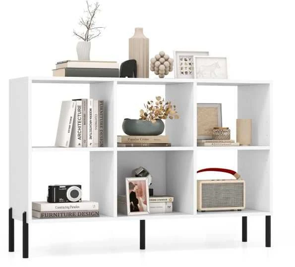 KNYGA Promotions Knygų lentyna su stalčiumi, 119,4x35,6x80 cm, balta