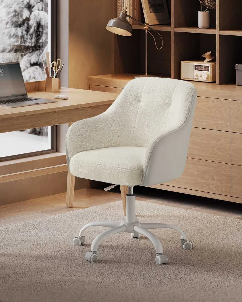 Songmics Biuro kėdė iki 110 kg cappuccino beige