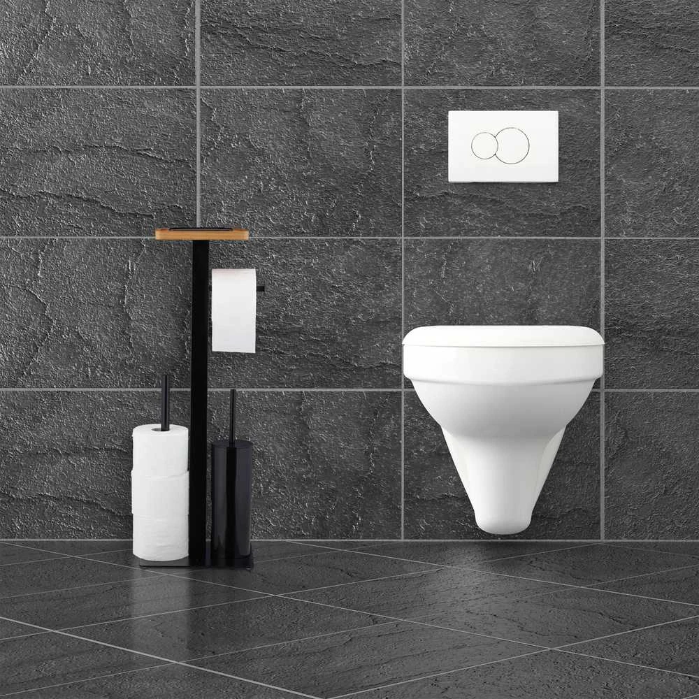 Relaxdays 3in1 WC rinkinys su padėkliuku