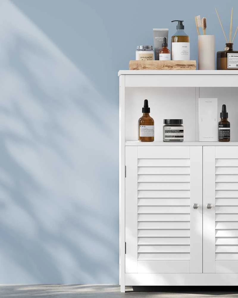 Songmics Vasagle Badezimmerschrank mit offenem Fach