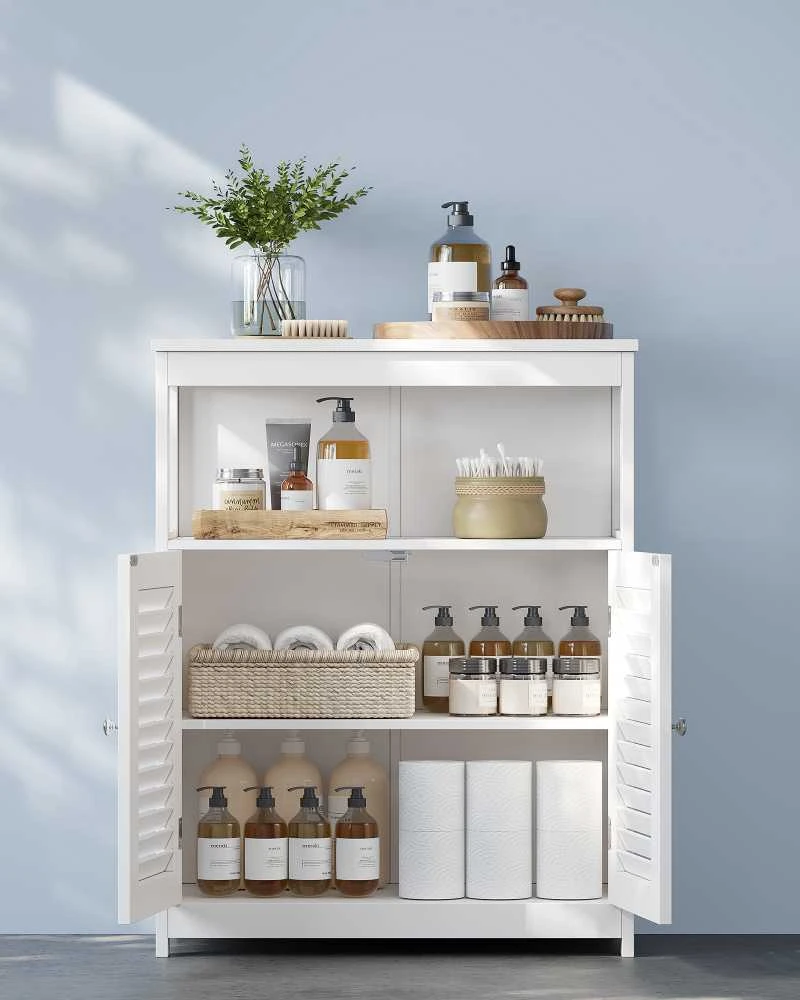 Songmics Vasagle Badezimmerschrank mit offenem Fach