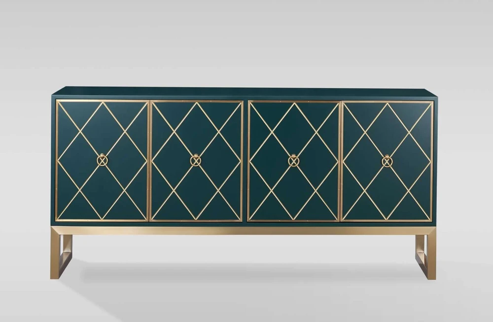 Komoda, 180 x 86 x 40 cm, Stilig, žalia